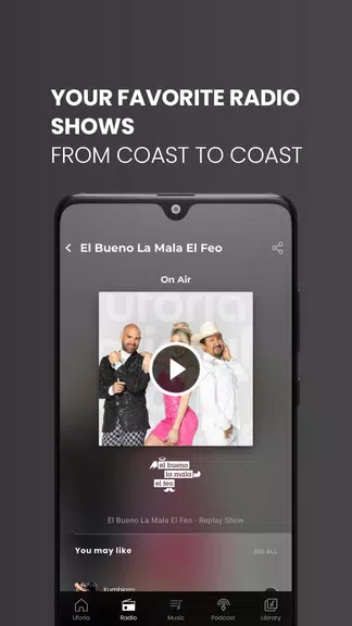 Uforia: Radio, Podcast, Music Screenshot 3