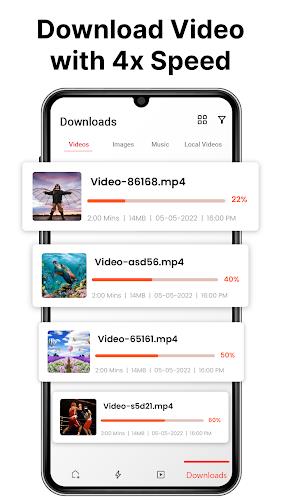 V - All Video Downloader स्क्रीनशॉट 2