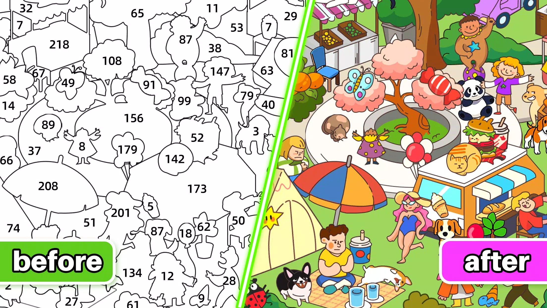 Sticker Book Puzzle: Stickers Captura de pantalla 0