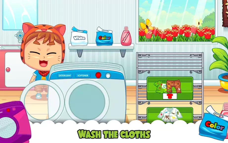 Marbel Laundry - Kids Game Tangkapan skrin 2