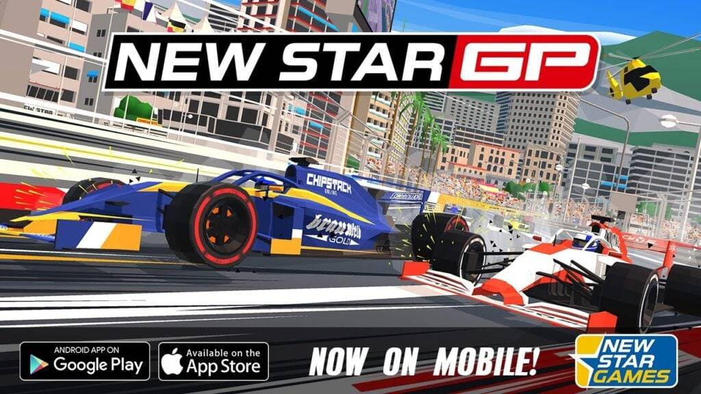 New Star GP é um jogo de corrida de fliperama dos criadores do New Star Soccer