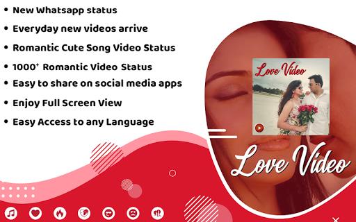 Love Video Status : Love Status ဖန်သားပြင်ဓာတ်ပုံ 0