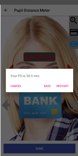 Pupil Distance Meter Captura de pantalla 2