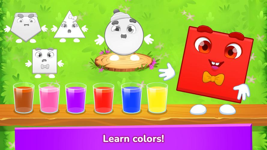 Learning shapes & colors games स्क्रीनशॉट 2