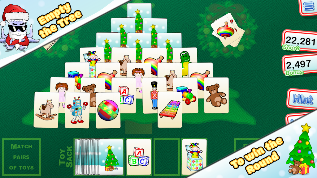 Christmas Tree Solitaire Captura de tela 2