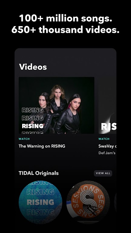 TIDAL Music: Áudio HiFi Captura de tela 3