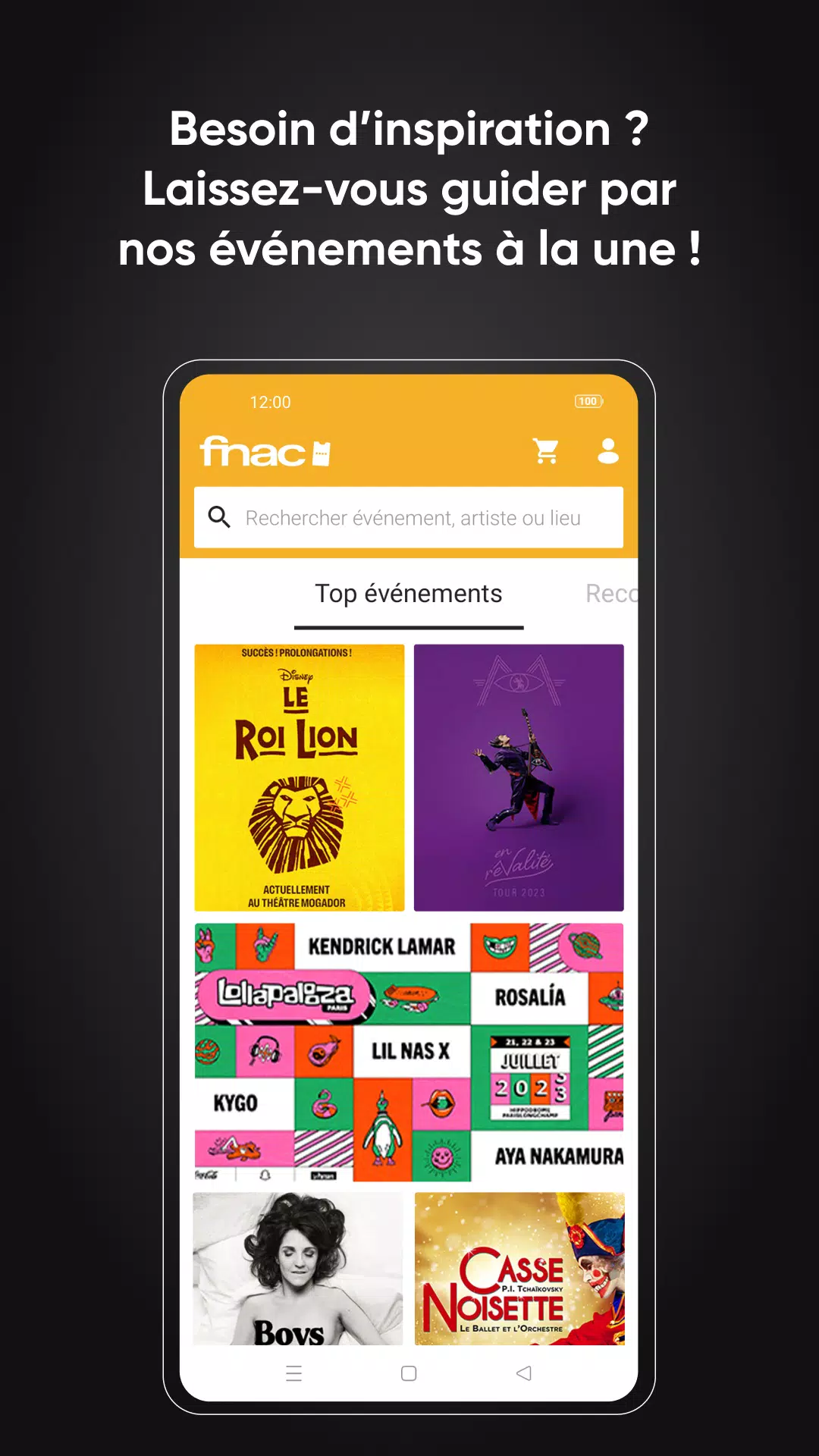 Fnac Spectacles Screenshot 0