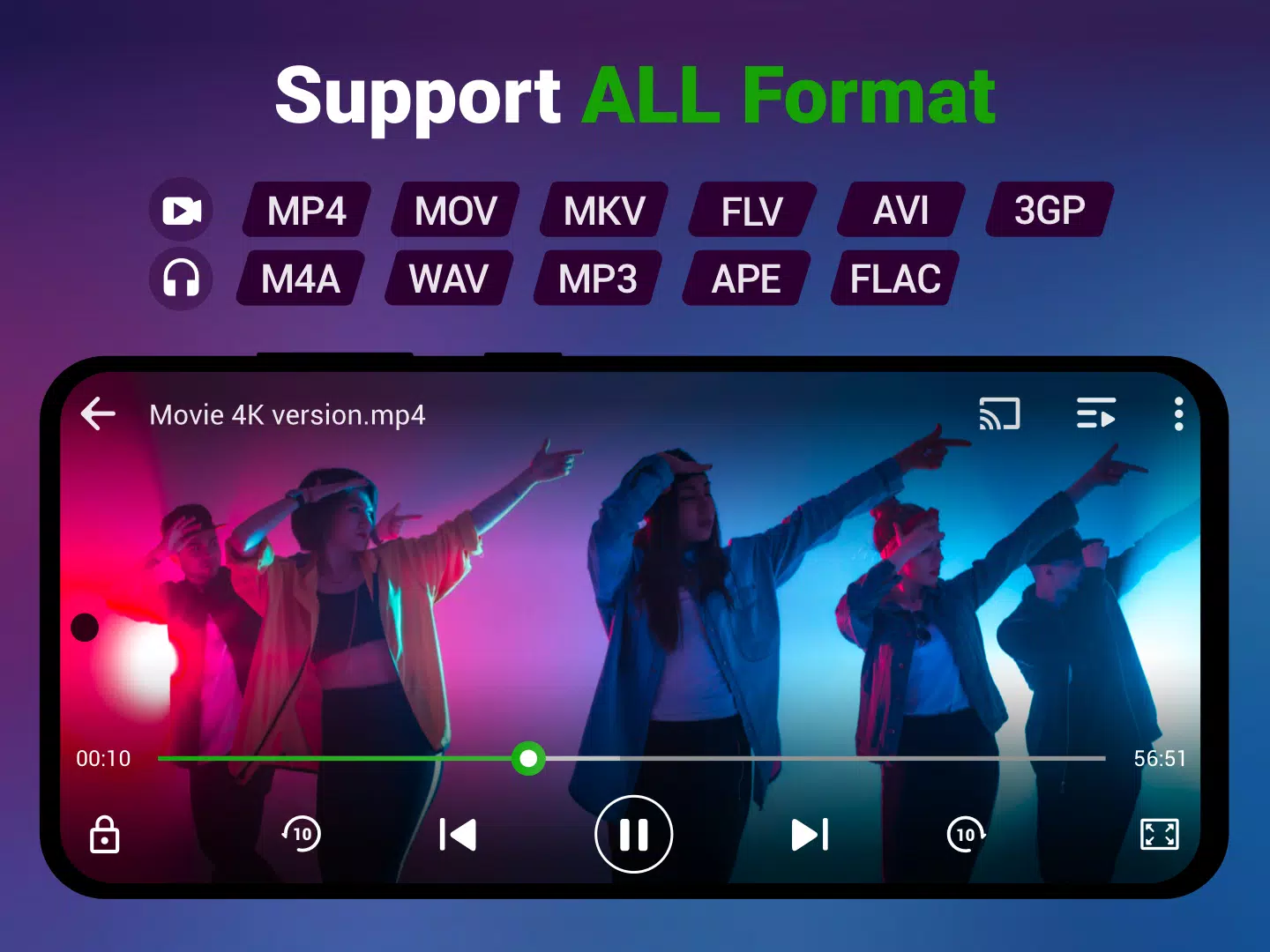 Video Player All Format Tangkapan skrin 0