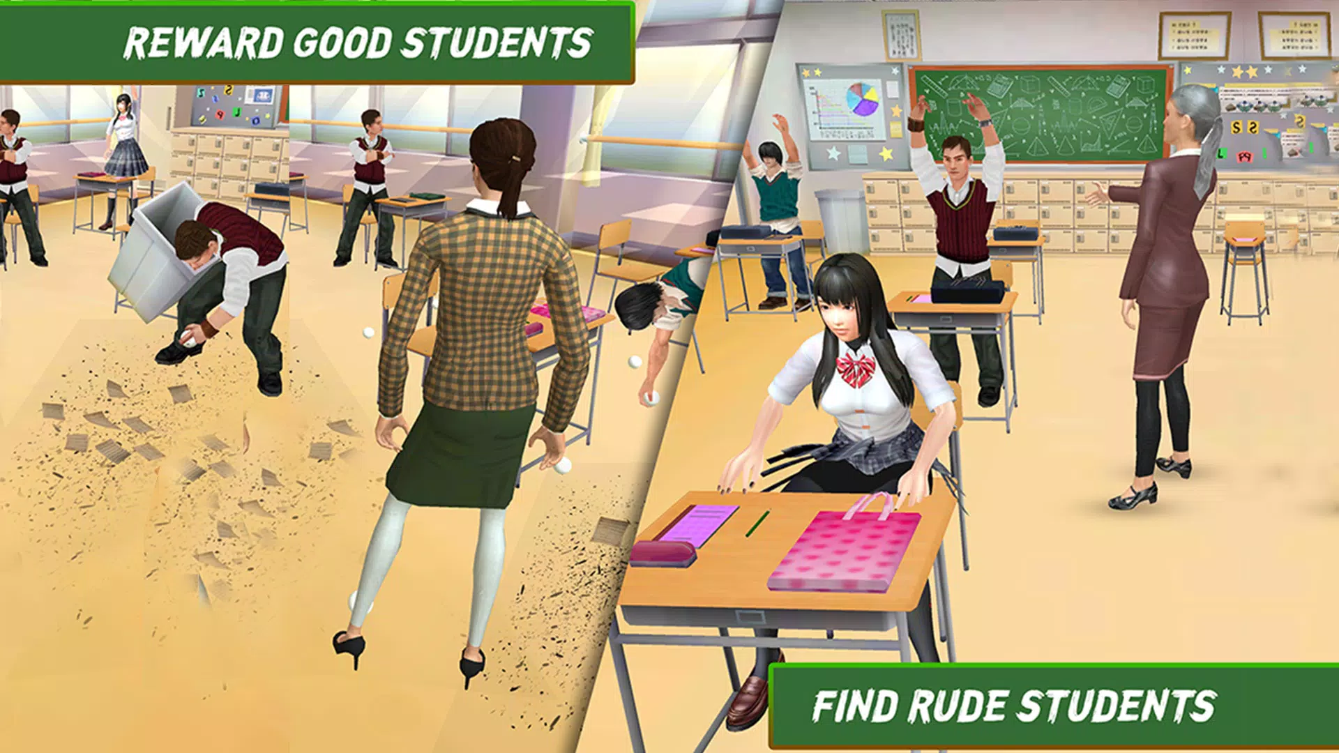 School Intelligent Teacher 3D Schermafbeelding 0