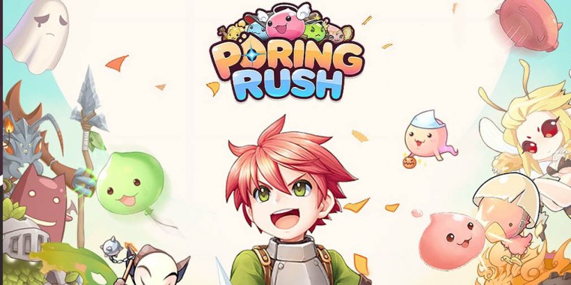 MMORPG Ragnarok Online မှ ပေါ့ပေါ့ပါးပါး တိုက်ပွဲဝင်နေသည့် Poring Rush သည် ယခုထွက်ရှိလာပြီဖြစ်သည်။