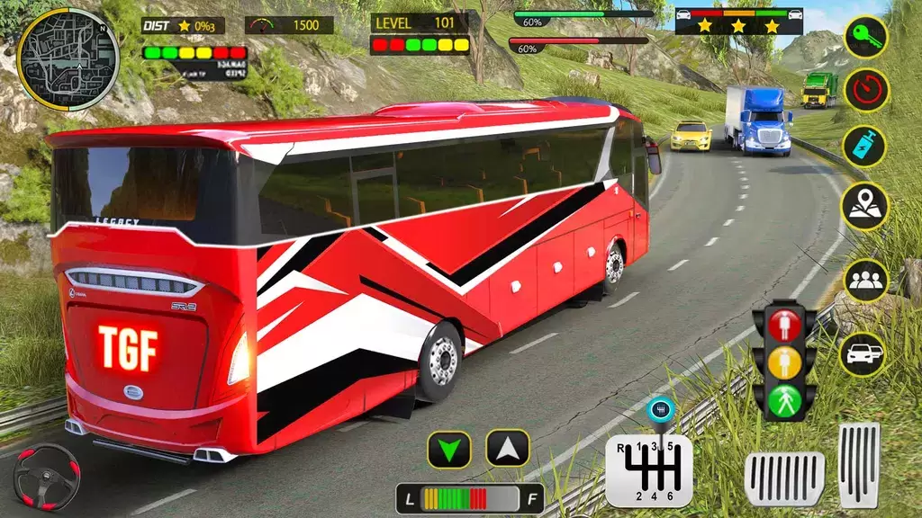 Coach Bus 3D Driving Games Capture d'écran 0