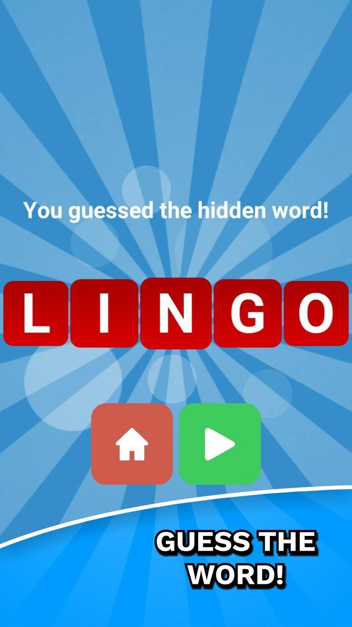 Lingo word game Tangkapan skrin 3