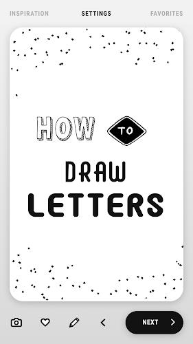 Schermata Hand lettering ideas generator 0