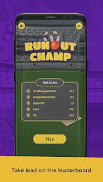 Run Out Champ: Hit Wicket Game Captura de pantalla 0