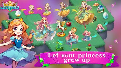 Merge Magic Princess: Tap Game Schermafbeelding 3