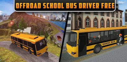 Offroad School Bus Driver Game Ekran Görüntüsü 0