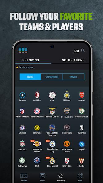 365Scores: Live Scores & News Mod Screenshot 0