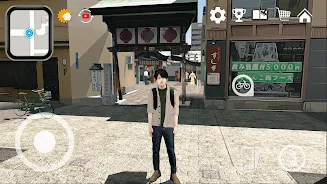 Delivery Food Sim- Japan Osaka Ekran Görüntüsü 2