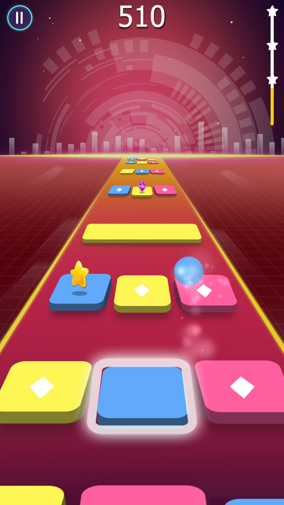 Beat Ball: Dancing Color Hop ภาพหน้าจอ 2