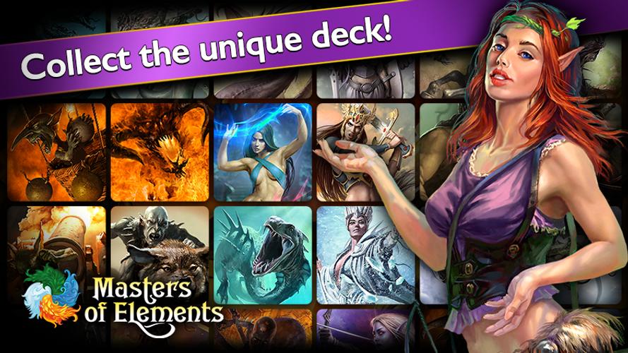Masters of Elements－Online CCG Capture d'écran 1