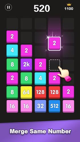 Merge Block - number games Tangkapan skrin 3