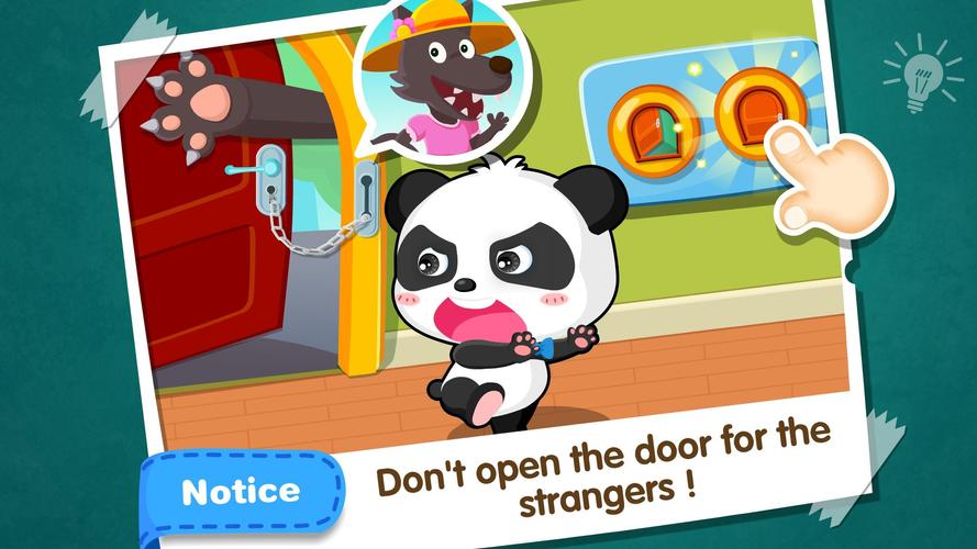 Baby Panda: Sicherheit im Haus Screenshot 2