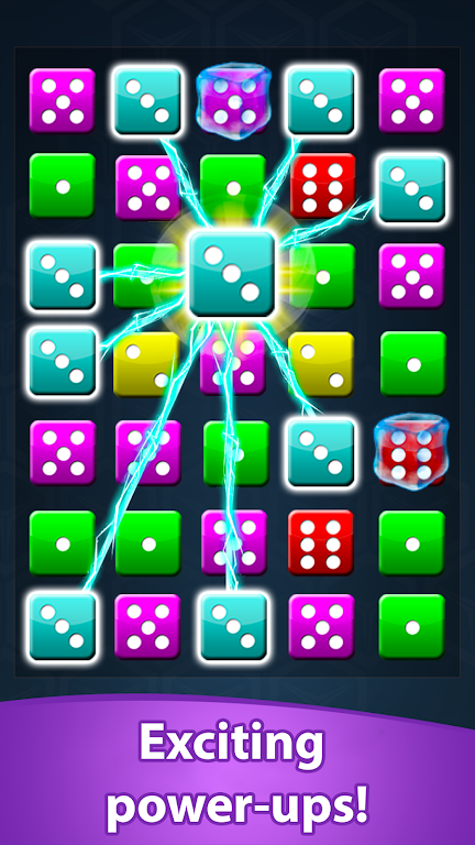 Dice Match Line Puzzle Games ภาพหน้าจอ 1