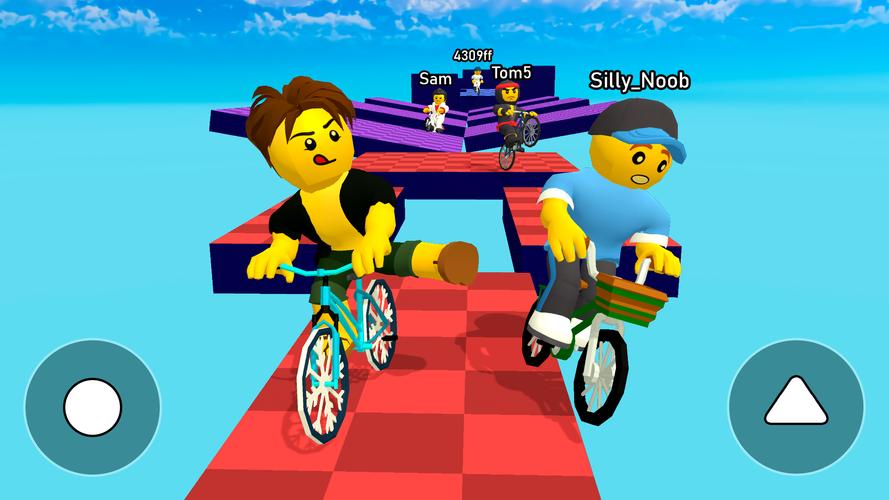 Obby bike: Parkour Adventure Schermafbeelding 3