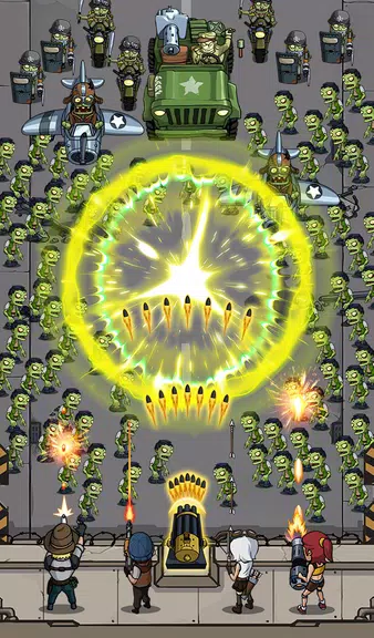 Zombie War Idle Defense Game Zrzut ekranu 2