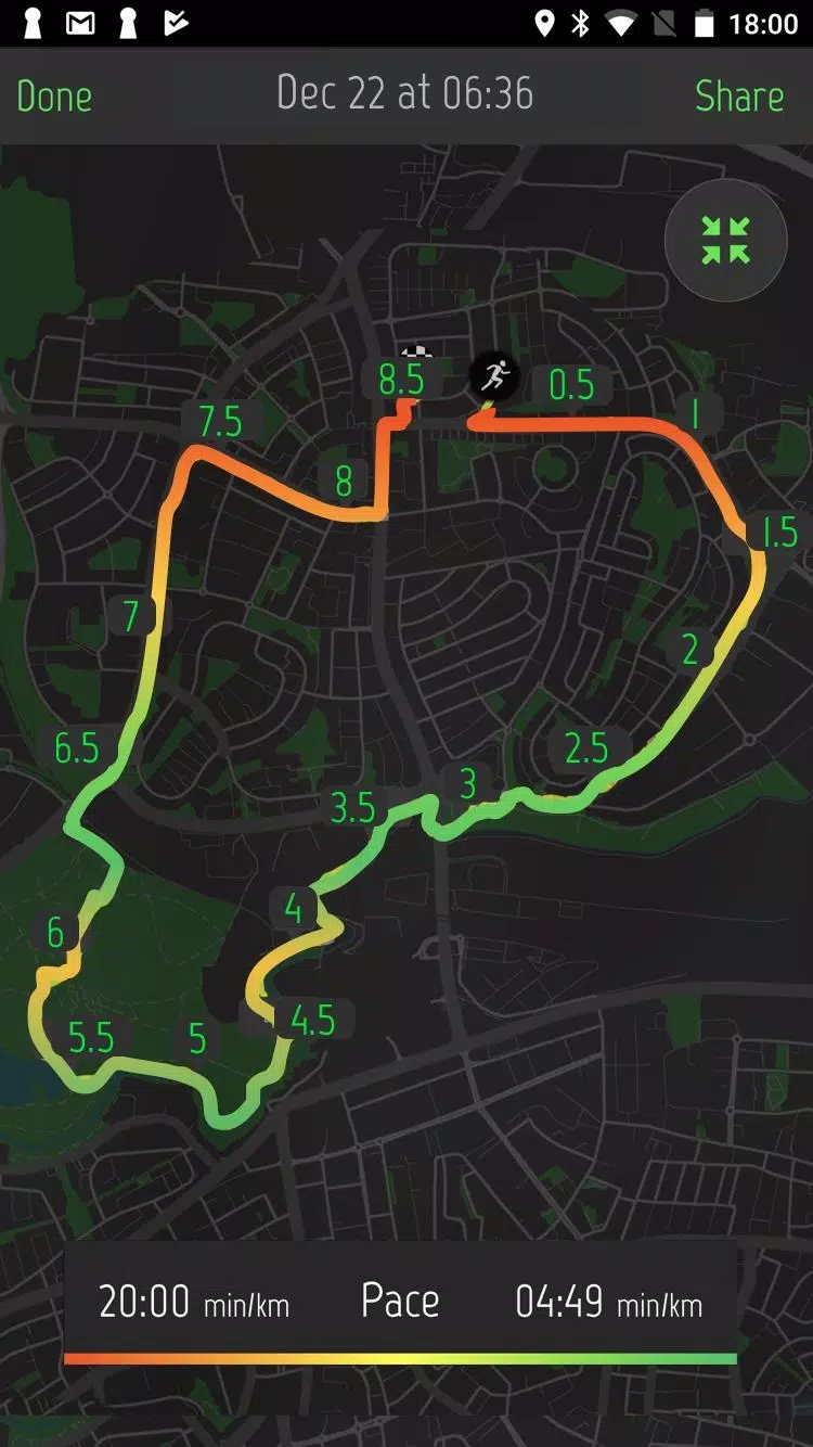 Running Distance Tracker + Zrzut ekranu 3