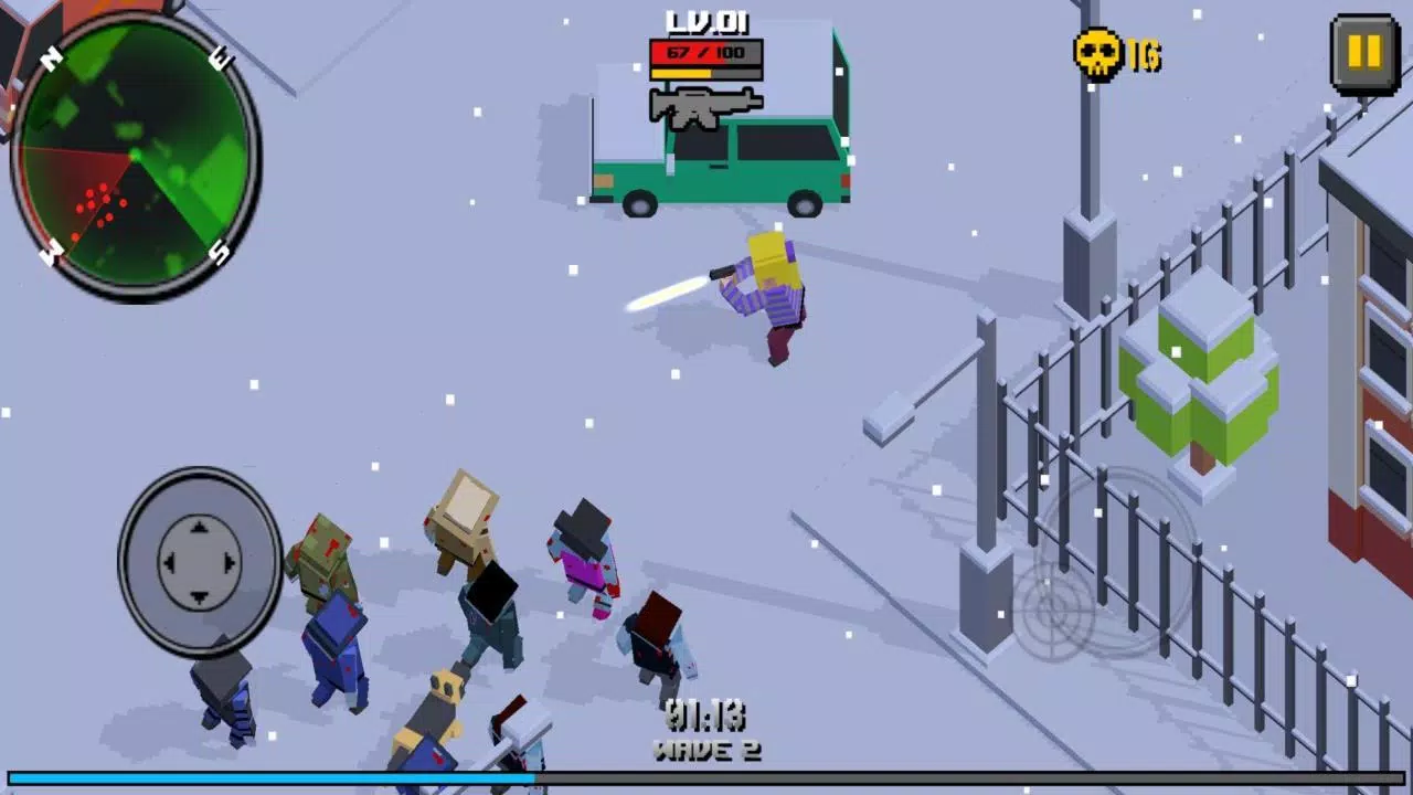 Pixel Zombie Frontier ภาพหน้าจอ 3