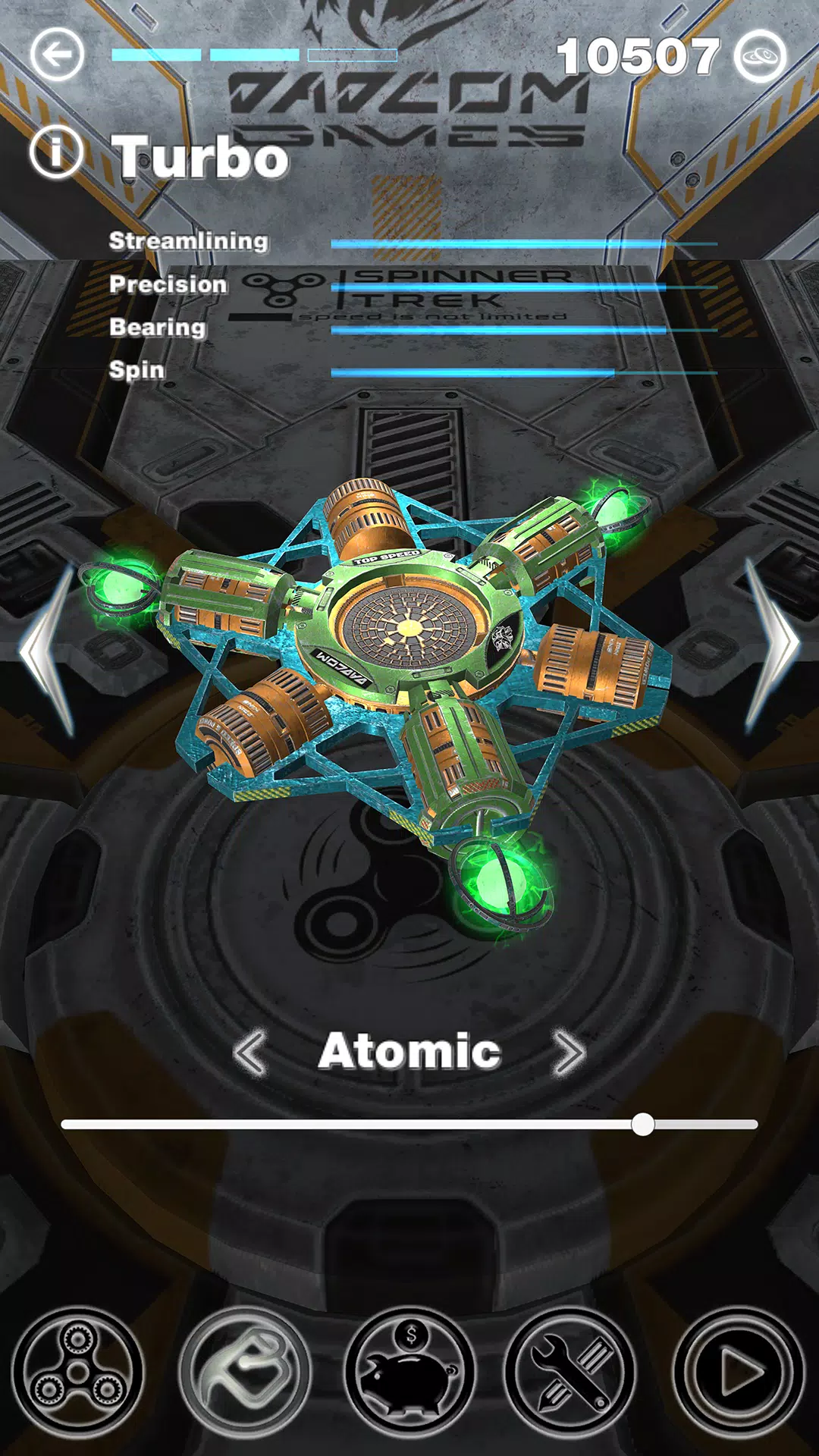 Fidget Spinner using Accelerom Ảnh chụp màn hình 1