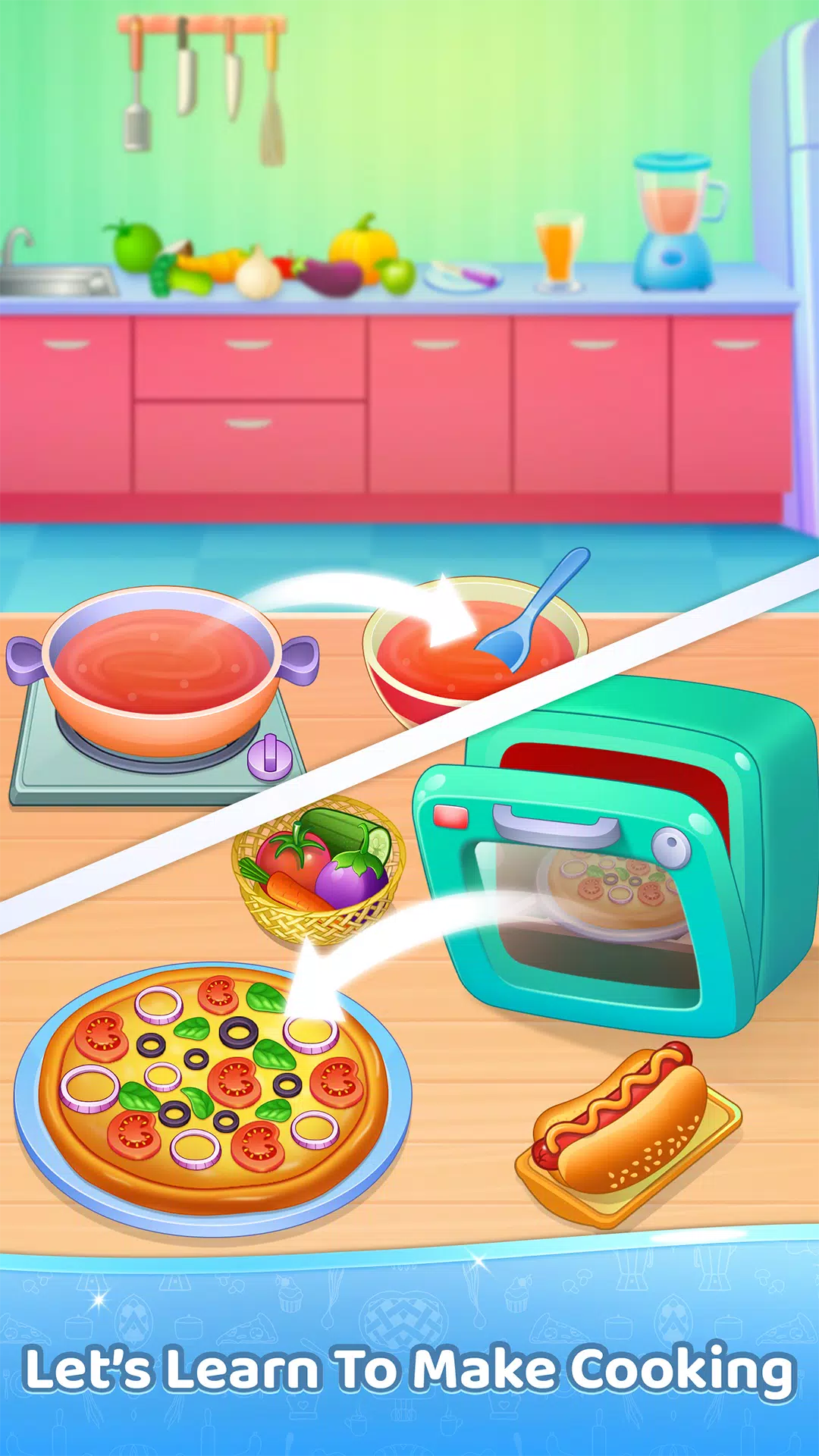 Kitchen Set: Toy Cooking Games Ekran Görüntüsü 3