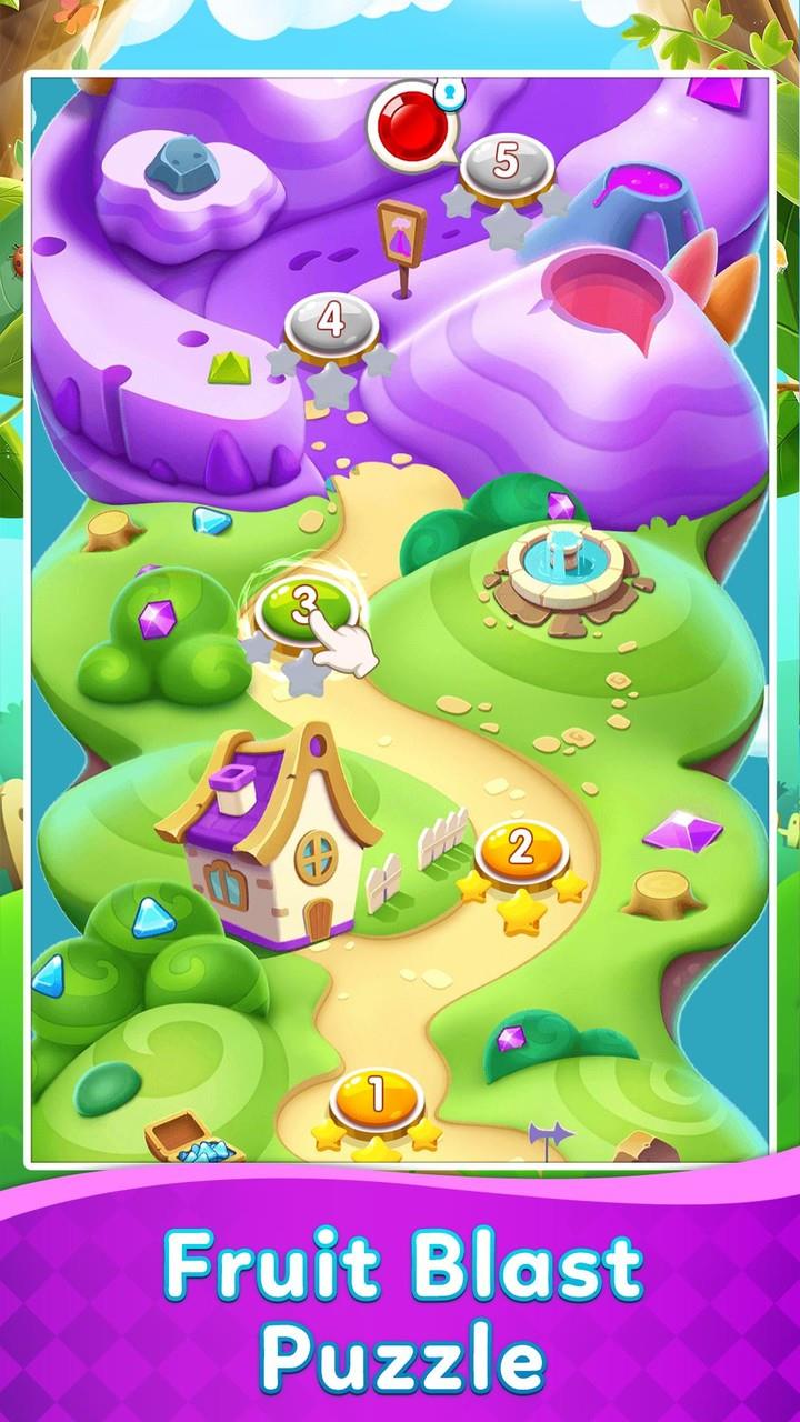 Fruit Blast Puzzle Tangkapan skrin 2