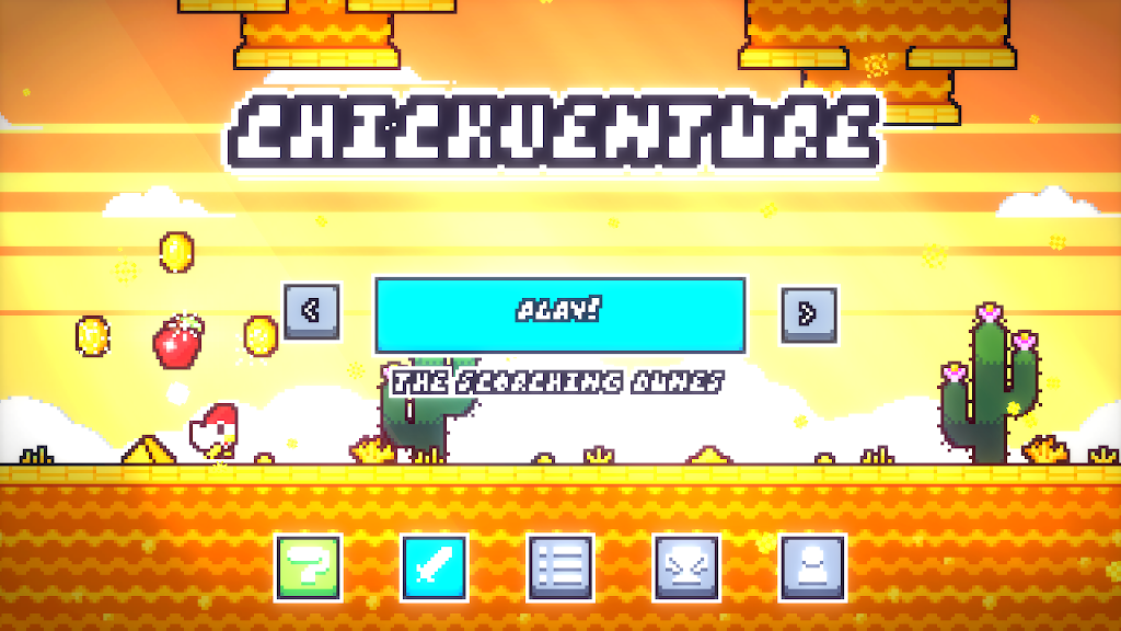 Chickventure: A Runner Game Schermafbeelding 2