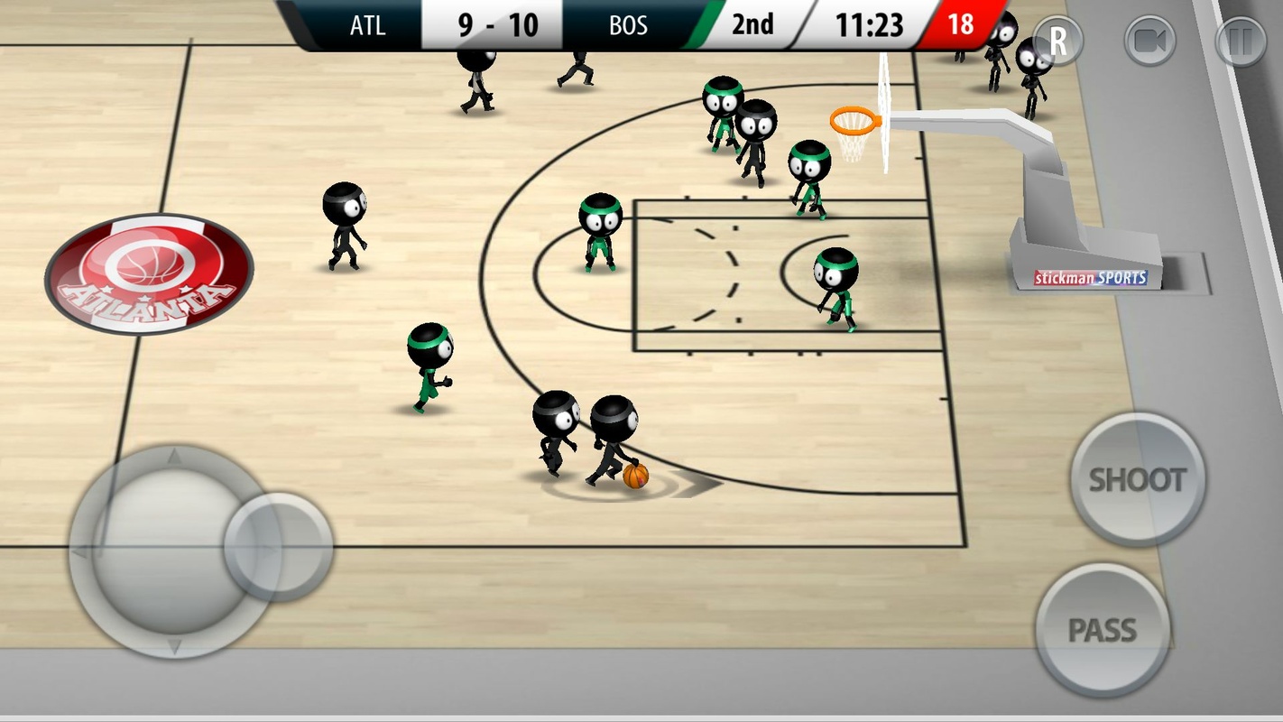 Stickman Basketball 2017 स्क्रीनशॉट 1