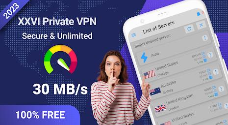 XV Private VPN - Fast Proxy स्क्रीनशॉट 0