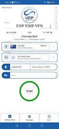 UDP VoiP VPN ဖန်သားပြင်ဓာတ်ပုံ 1