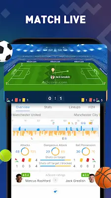 AiScore - Live Sports Scores Schermafbeelding 1