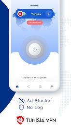 VPN Tunisia - Get Tunisia IP Screenshot 1