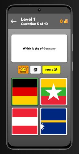 Flags Quiz - Guess The Flags スクリーンショット 1