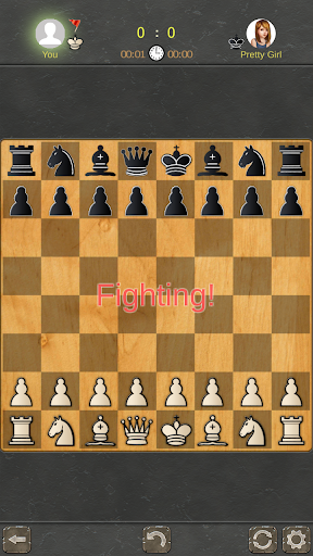 Chess - Funny Character  2 players Скриншот 0