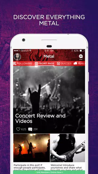 Metal Amino for Heavy Metal Music Fan Capture d'écran 0