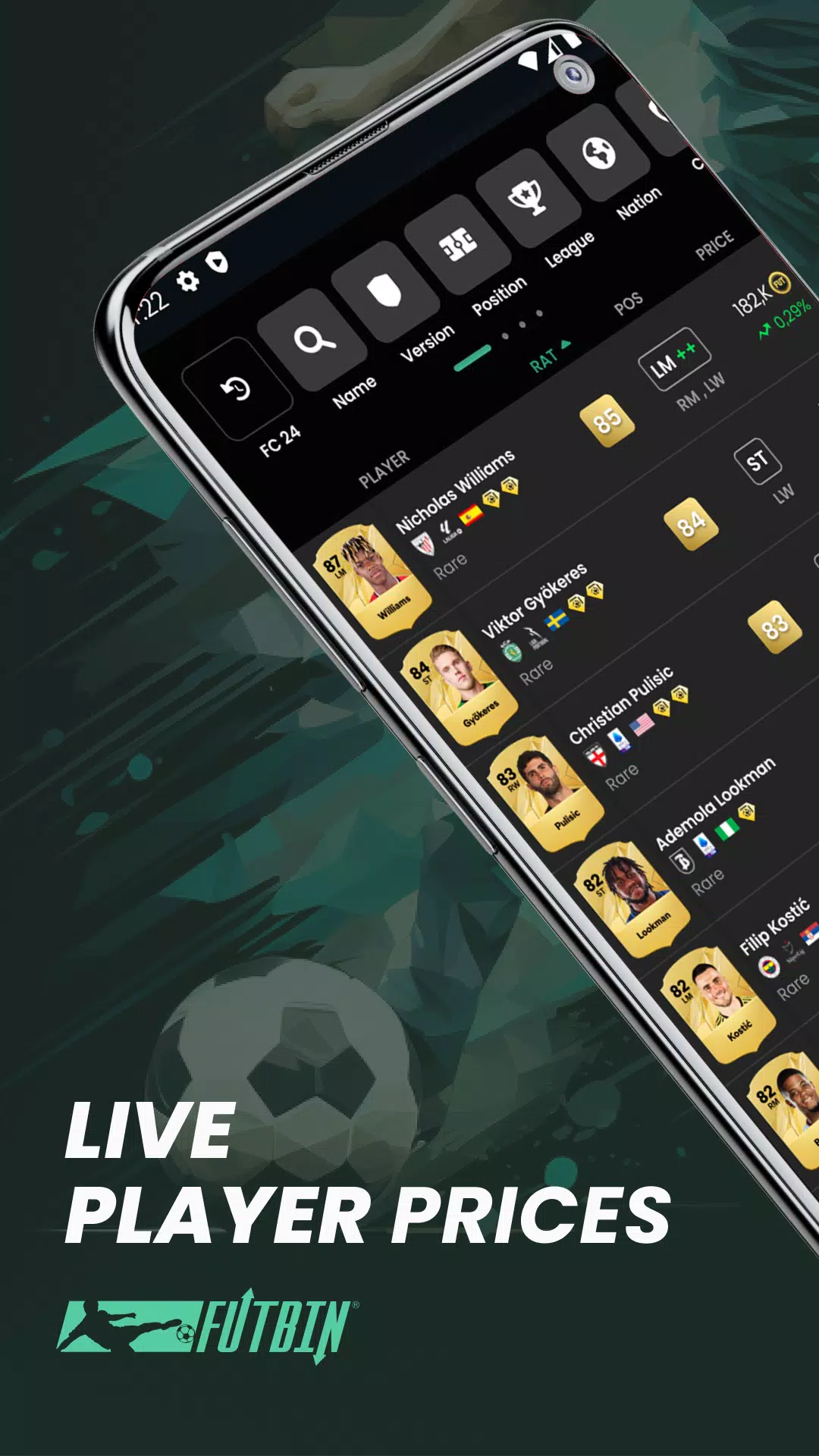 FUTBIN 24 Database & Draft应用截图第0张