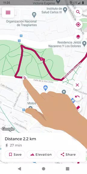 Just Draw It! - Route planner Ảnh chụp màn hình 0