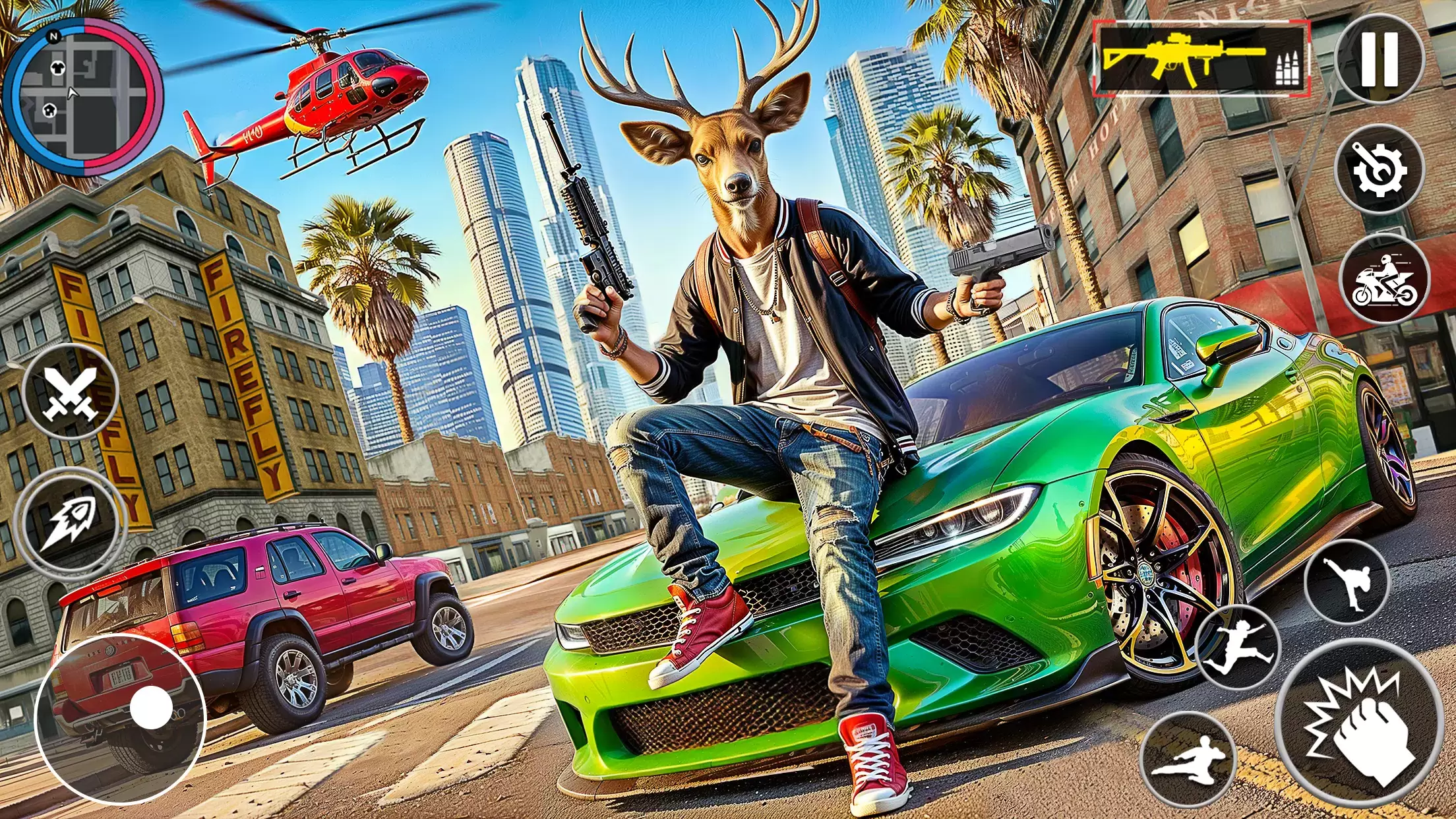 Deer Simulator 3D Open World Ảnh chụp màn hình 3