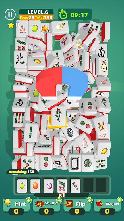 Mahjong Tile 3D ဖန်သားပြင်ဓာတ်ပုံ 1