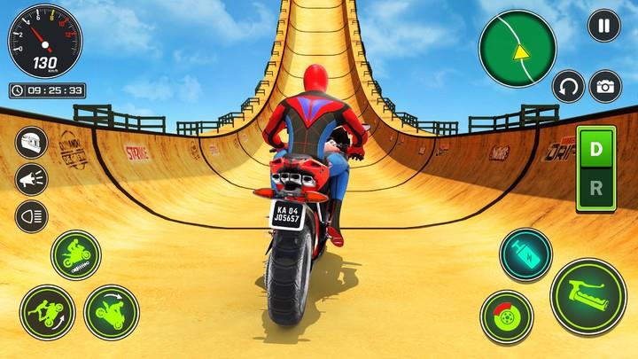 Superhero Bike Stunt Games GT ภาพหน้าจอ 1