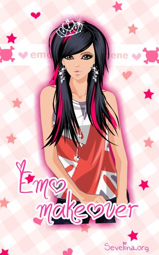 Emo dress up game Screenshot 2