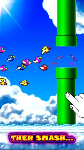 Schermata Fun Birds Game - Angry Smash 1